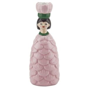 Homebound By KY Kandelaar Vrouw Bloem Roze
