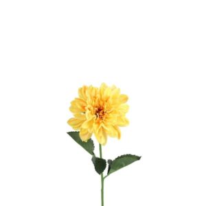 Countryfield Kunstbloem Dahlia Geel (open bloem)