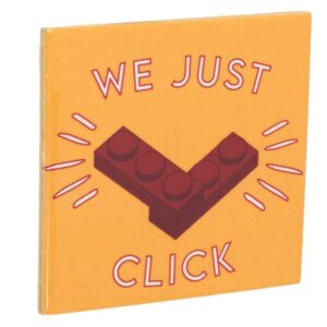 Tegeltje Lego We Click