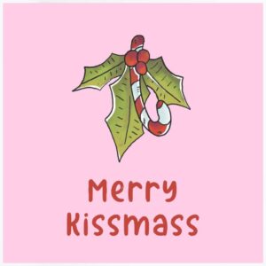 Tegeltje Merry Kissmass