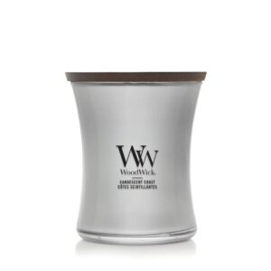 WoodWick Medium Candle Candescent Coast Silver
