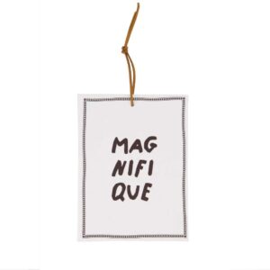 Zusss Geurzakje Magnifique wit / antracietgrijs