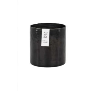 Zusss geurkaars antracietgrijs hammered glas