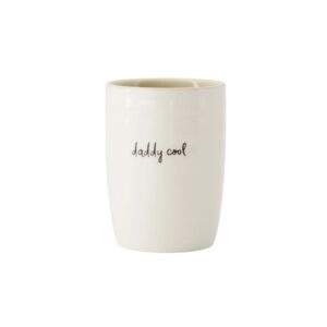 Zusss koffiemok Daddy Cool wit/zand/zwart