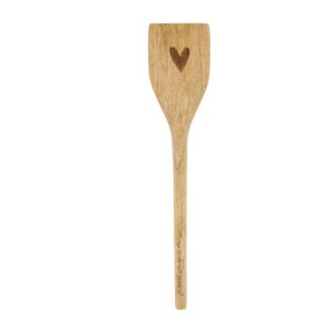 Zusss spatel hout hartje naturel