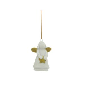 Home Society Kerst Hanger Engel Porselein Alva S