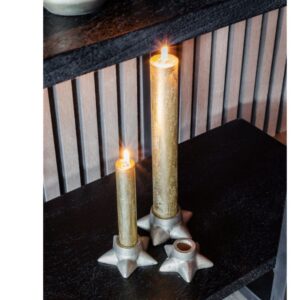 Home Society Kandelaar XL Gouden Ster set van 3