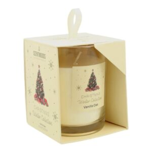 Scentmoods Vanilla Oak Geurkaars – Kerst Editie