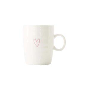 Zusss Theemok Hartje Wit Roze