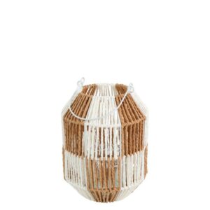 Countryfield Windlicht Onora Wit Bruin L