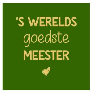 Magneettegeltje Meester