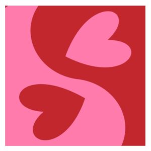 Magneettegeltje Yingyang Hearts