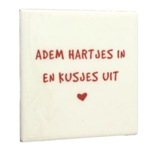 Tegeltje Adem Hartjes in!