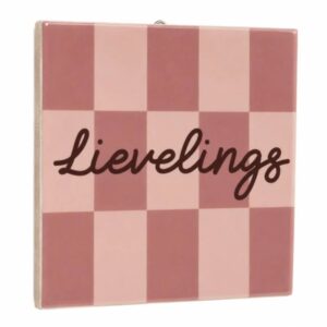 Tegeltje Lievelings
