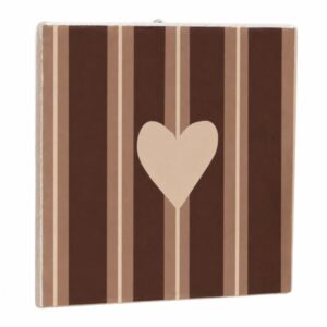 Tegeltje Hartje Beige