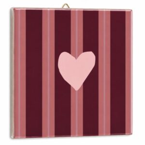 Tegeltje Hartje Roze