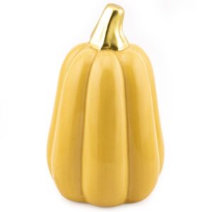 Homebound by KY Aardewerk pompoen 10,5 cm Mosterd