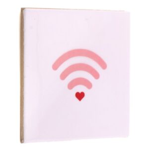 Tegeltje Wifi Heart