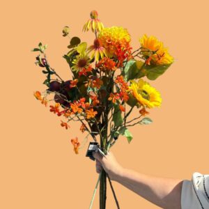Boeket Royaal met Oranje en Geel