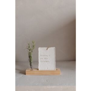 Home Society Porceleinen Bordje Thinking of You