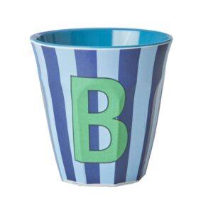 Rice Alfabet beker Stripes Blue B