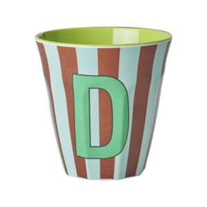 Rice Alfabet beker Stripes Blue D