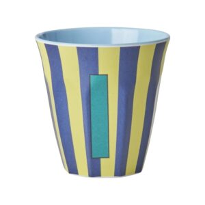 Rice Alfabet beker Stripes Blue I