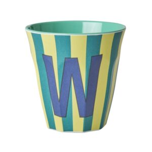 Rice Alfabet beker Stripes Blue W