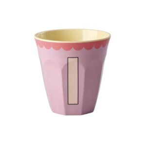 Rice Alfabet beker Vintage Pink I