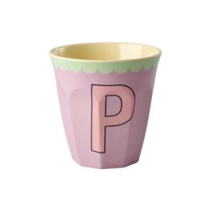 Rice Alfabet beker Vintage Pink P