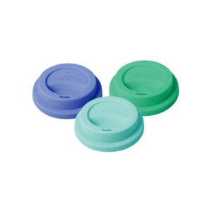 Rice Siliconen Deksel Set Van 3 Blauw