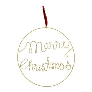 Home Society Gouden Kersthanger Merry Christmas