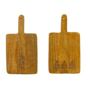 Home Society Tray Accacia Hout Christmas Tree