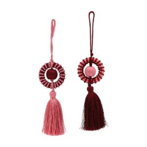 Home Society hangertjes 2 Stuks Olin Burgundy